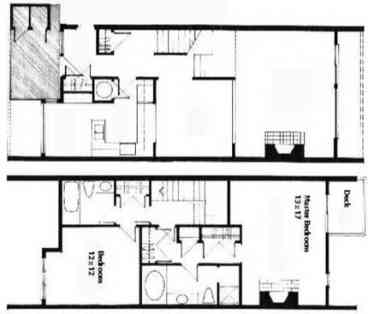 Plans of Stowe mountain view rental house