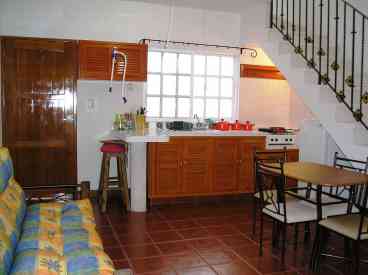 living room & kitchen