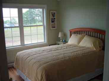 Master bedroom has a wall-mounted 20\
