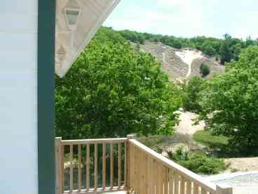 The sand dune we call Baldy, the back yard.