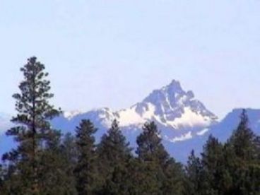 View of Three Fingered Jack from balcony