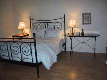 Master bedroom with Queen size bed