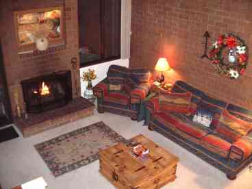 Living Room & Fireplace