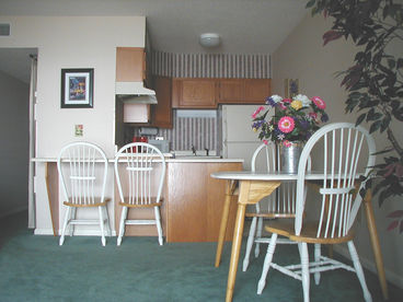 Kitchen and dining area