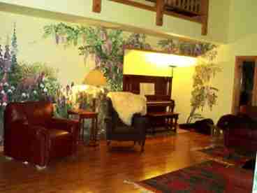 One corner of the party room