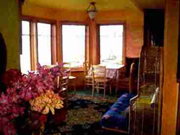 Sun room set up for cards