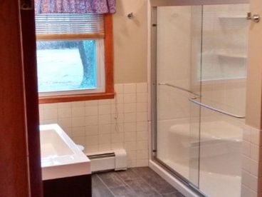 Renovated last Fall. All fixtures are new. Walk-in shower. 