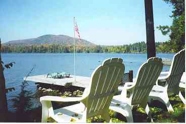 Cozy Moose lodging guests enjoy easy access to our lovely waterfront ideal for swimming, canoeing, or watching a fantastic sunset. over 