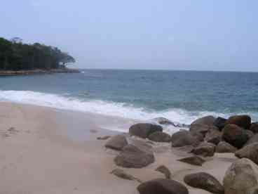 View of beach at Girasol Sur condominiums.