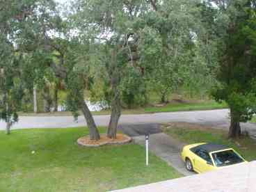front yard (natural lake)