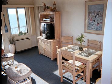 Dining area- All rooms face the beach.
As you can see my unit is very well taken care of. Past tenants say it looks better than the pictures.