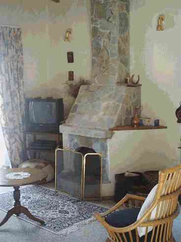Stone Fireplace