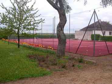 private tennis court
