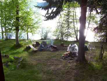 Campfires by the Lake