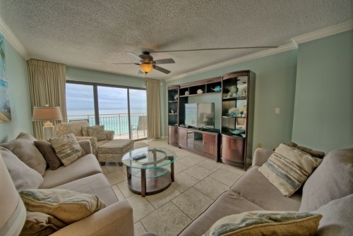 This master has a king bed and is oceanfront with a great view!  