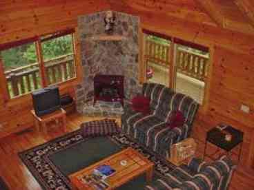 Living Room View From Loft