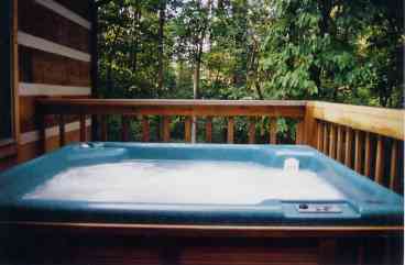 All our Cabin Rentals have Private Hot Tubs