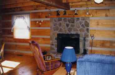 Stone Fireplaces in All our Smokey Mountain Cabins