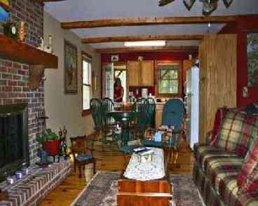 The great room is a natural gathering area.