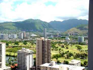 Mountain and Golf Course View
