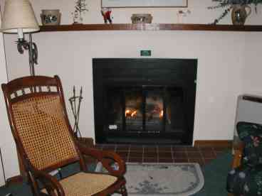 Fireplace view