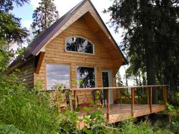 Denali viewing deck of SultanaCottage
