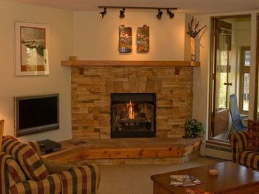New gas fireplace, LCD TV, and an iPort ... to listen to your iPod on the sound system