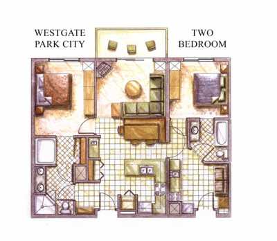 2 Bedroom Floor Plan