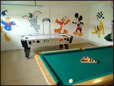 Slate bed pool and air hockey