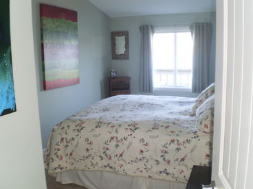 master bedroom, lower level Finley house