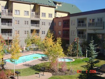 Courtyard with Heated Pool, Hot Tub and BBQ Grills