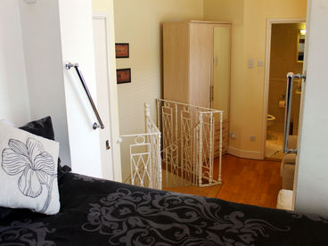 Entryway to the bathroom