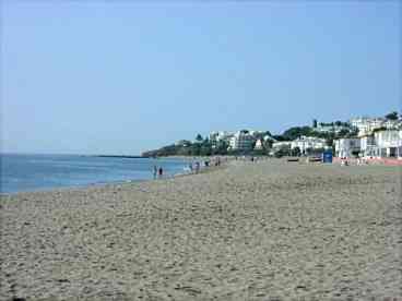 The beach