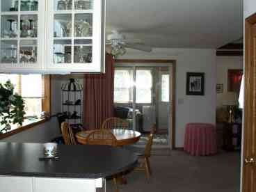 Kitchen toward dining room