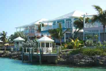 View of Villas from the water