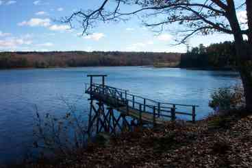 Dock view from house
