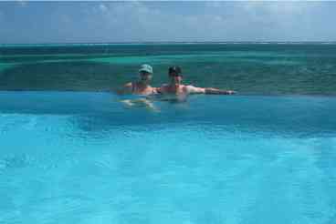 Friends in the Infinity Pool