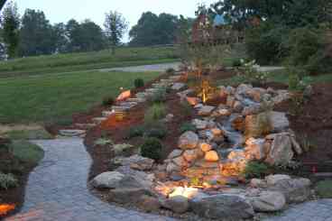 Waterfall at Dusk