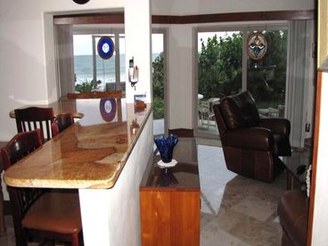 First Floor Executive Kitchen Nook and Glass Doors.