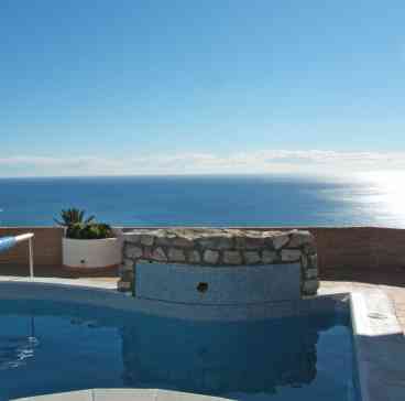 View over the pool