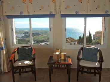 Incredible sea view from within living room