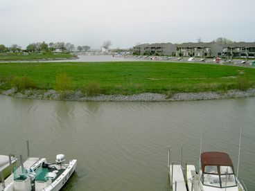 VIEW FROM REAR of CONDO