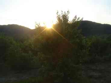 Sunset over Uwharrie
