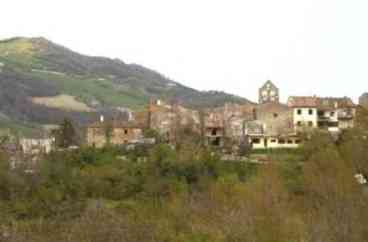 View of Valle San Giovanni near Teramo in Abruzzo Italy