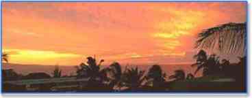 Maui Sunset From Condo Lanai