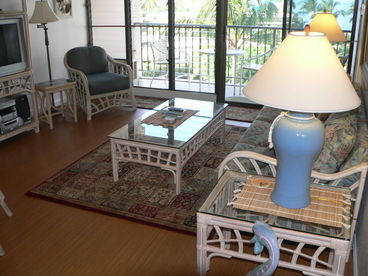 Living Room With Bamboo Floors