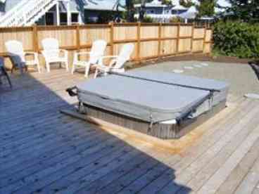 Hot Tub Awaits you