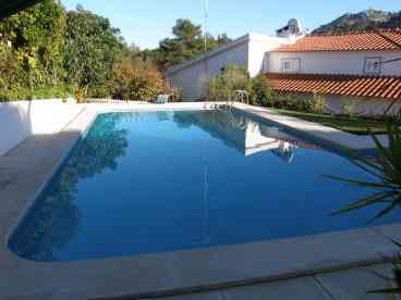 House and swimming pool