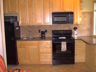 Refurbished kitchen.