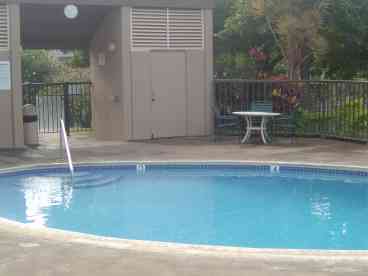 One of three pools on the property that have recently been upgraded